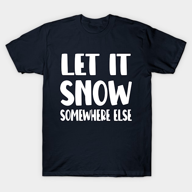 Funny Gift For Winter Haters, I Hate The Cold T-Shirt by EleganceSpace